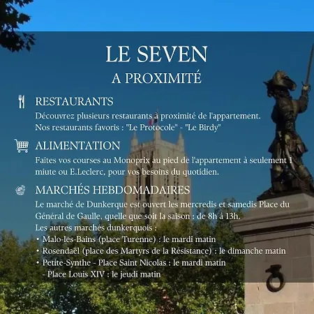 Le Seven Centre-ville & Gare * Dunkirk